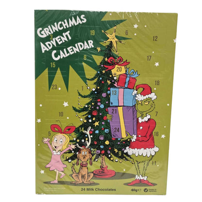 Christmas Milk Chocolate Advent Calendar 24 Doors Single or Pack of 2