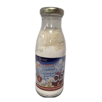 SantaVerse Christmas Cookie Mix Bottle | Chocolate Chip or North Pole Snowball