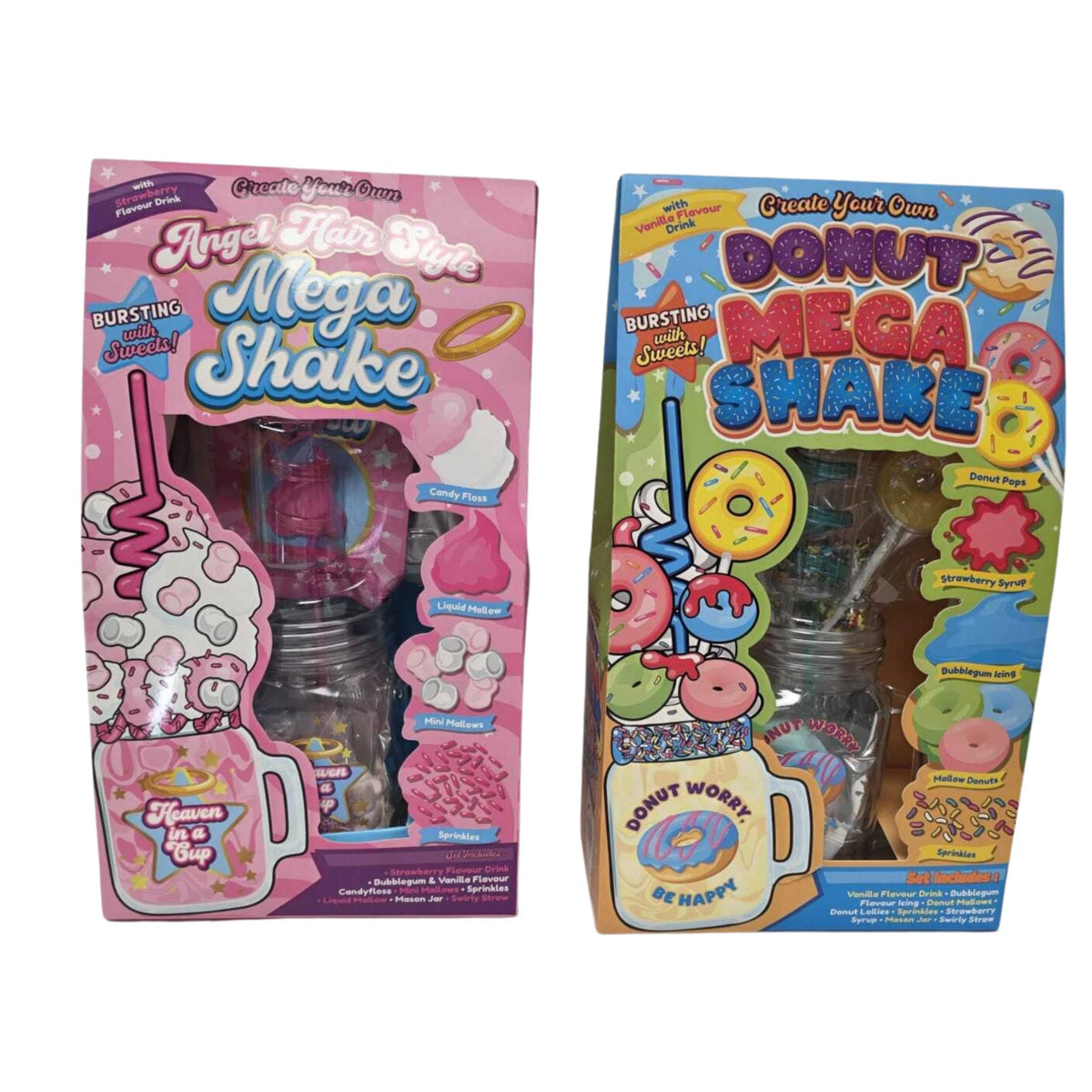 Create Your Own Mega Shake Kit | Angel Hair Style or Donut Gift Set