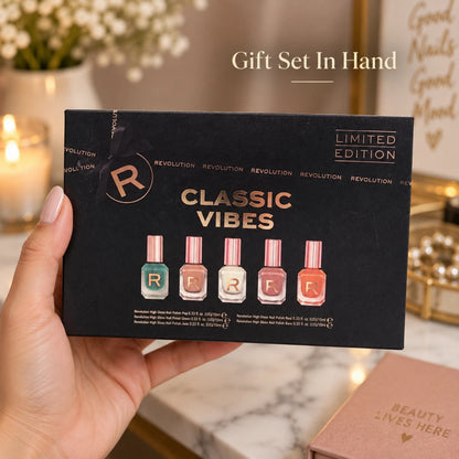 High Gloss Nail Polish Gift Set 5 × 10ml | Assorted Colours