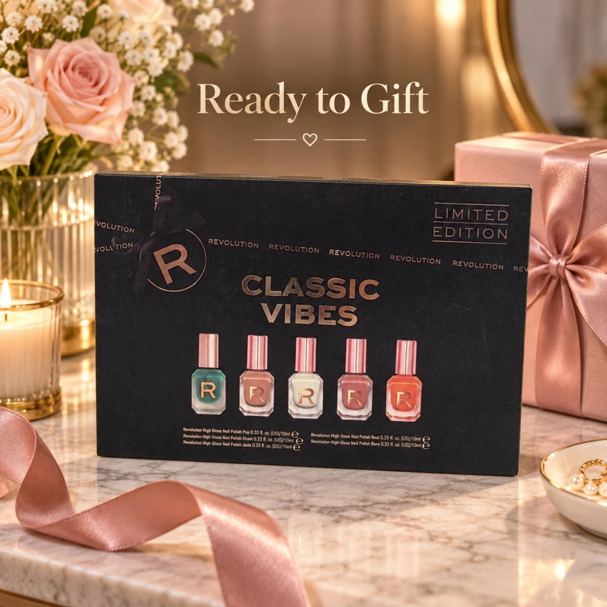 High Gloss Nail Polish Gift Set 5 × 10ml | Assorted Colours