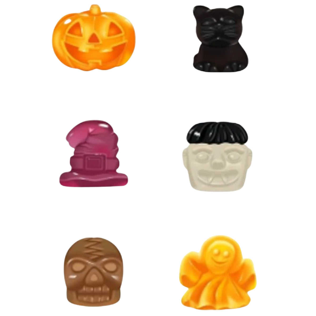 Halloween Peelable Gummies 1kg Individually Wrapped Fruit Jelly Sweets
