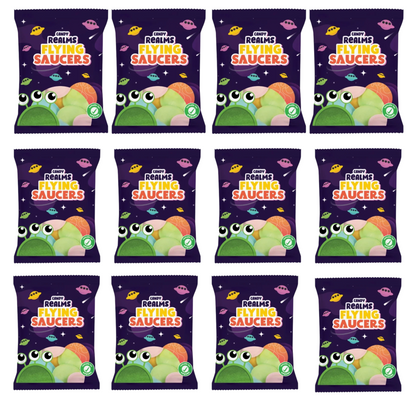 Candy Realms Flying Saucers Sweets 36g | Packs of 2, 6 or 12