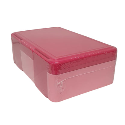 Compartment Lunch Box with Cutlery & Two-Section Sauce Container – Grey, Pink, Beige, Green or Blue