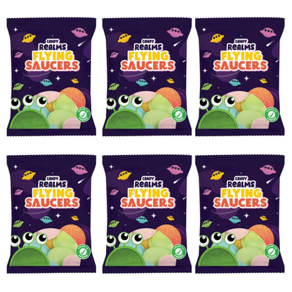 Candy Realms Flying Saucers Sweets 36g | Packs of 2, 6 or 12