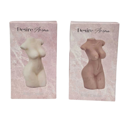 Desire Aroma Female Body Shaped Candle Cream or Pink | Single & Pack of 2