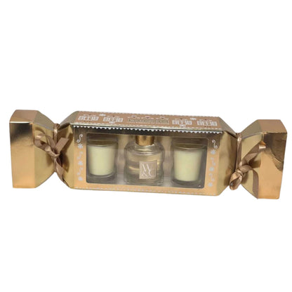 Warm Apple & Cinnamon Candle & Diffuser Gift Set | Christmas Cracker Box
