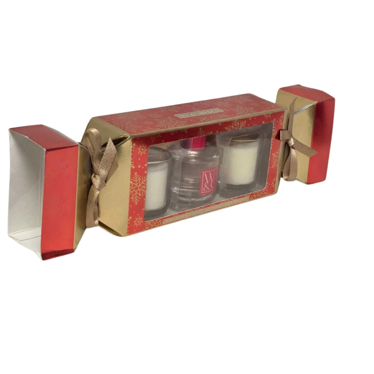 Warm Apple & Cinnamon Candle & Diffuser Gift Set | Christmas Cracker Box