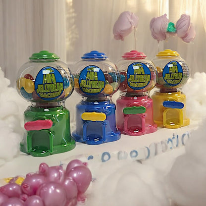 Mini Jelly Bean Dispensing Machines - Set of 4