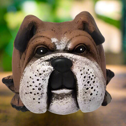 Bulldog Cement Planter