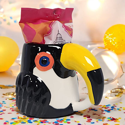 Toucan Mug with Candy - Exotic and Fun Gift Set
