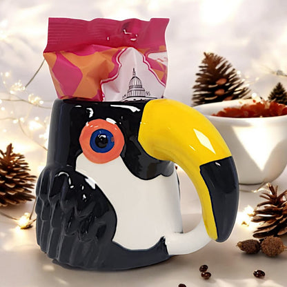 Toucan Mug with Candy - Exotic and Fun Gift Set
