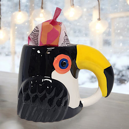 Toucan Mug with Candy - Exotic and Fun Gift Set