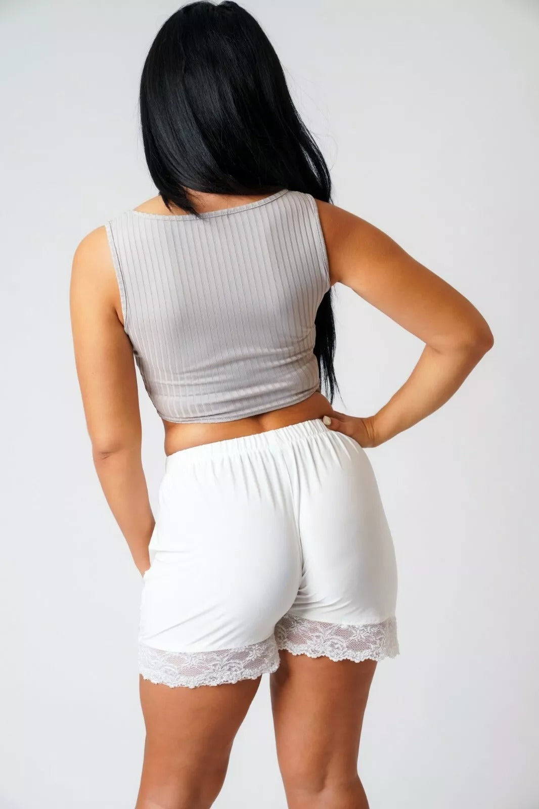 White Lace Night Pant