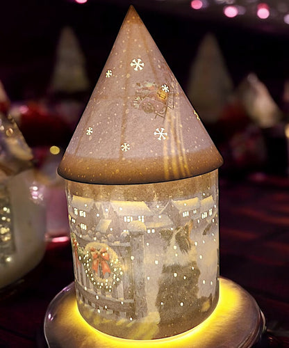Illuminated Christmas Village Lantern