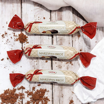 Zentis Marzipan Brot 100g - Premium Marzipan Covered in Fine Chocolate