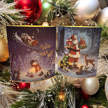 Santa's Magical Winter Wonderland Light-Up Display