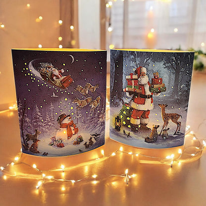 Santa's Magical Winter Wonderland Light-Up Display