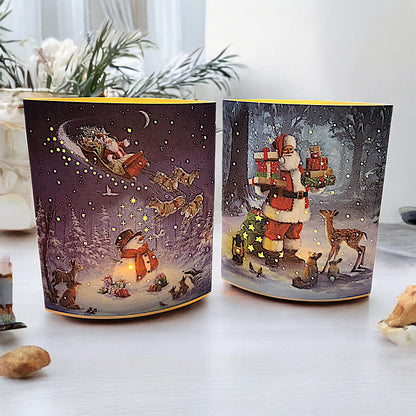 Santa's Magical Winter Wonderland Light-Up Display