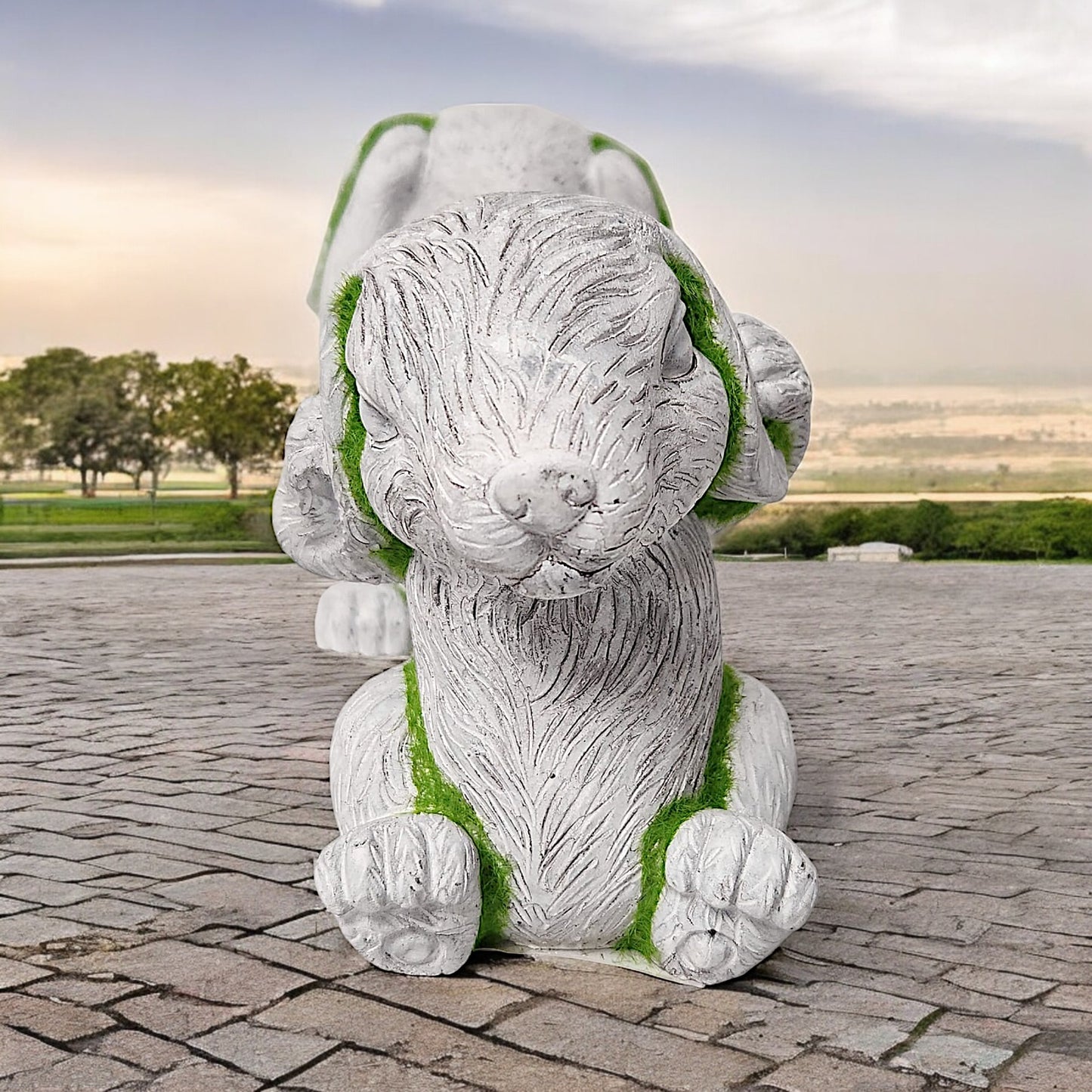 3 Wise Monkey Garden Statues - See No Evil, Hear No Evil, Speak No Evil