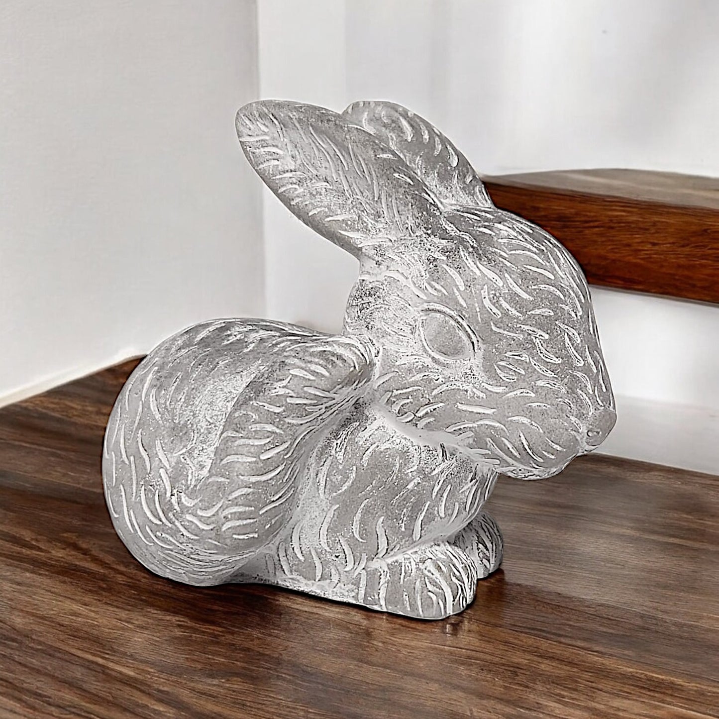 3 Adorable Bunny Garden Statues - Set of 3