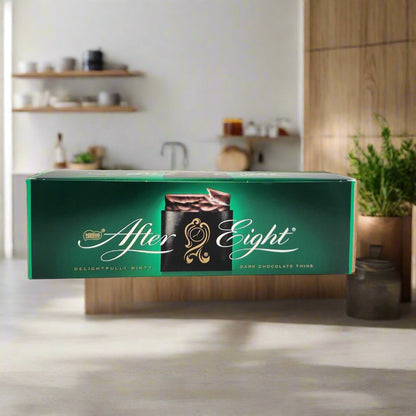 After Eight Mint Chocolate Thins - Indulge in Delicate Dark Chocolate and Refreshing Mint