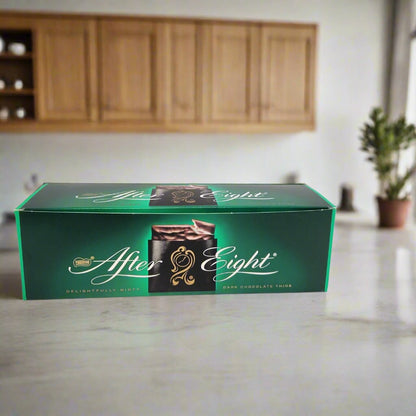 After Eight Mint Chocolate Thins - Indulge in Delicate Dark Chocolate and Refreshing Mint