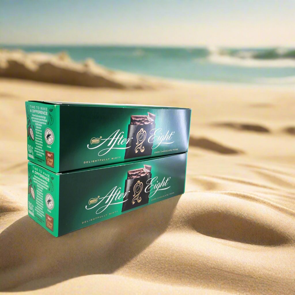 After Eight Mint Chocolate Thins - Indulge in Delicate Dark Chocolate and Refreshing Mint