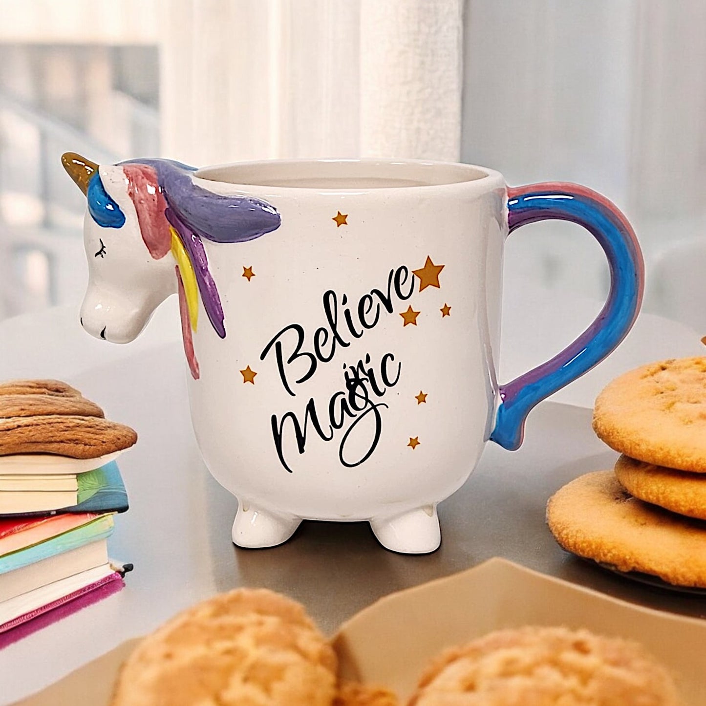Unicorn Believe in Magic Ceramic Coffee Mug