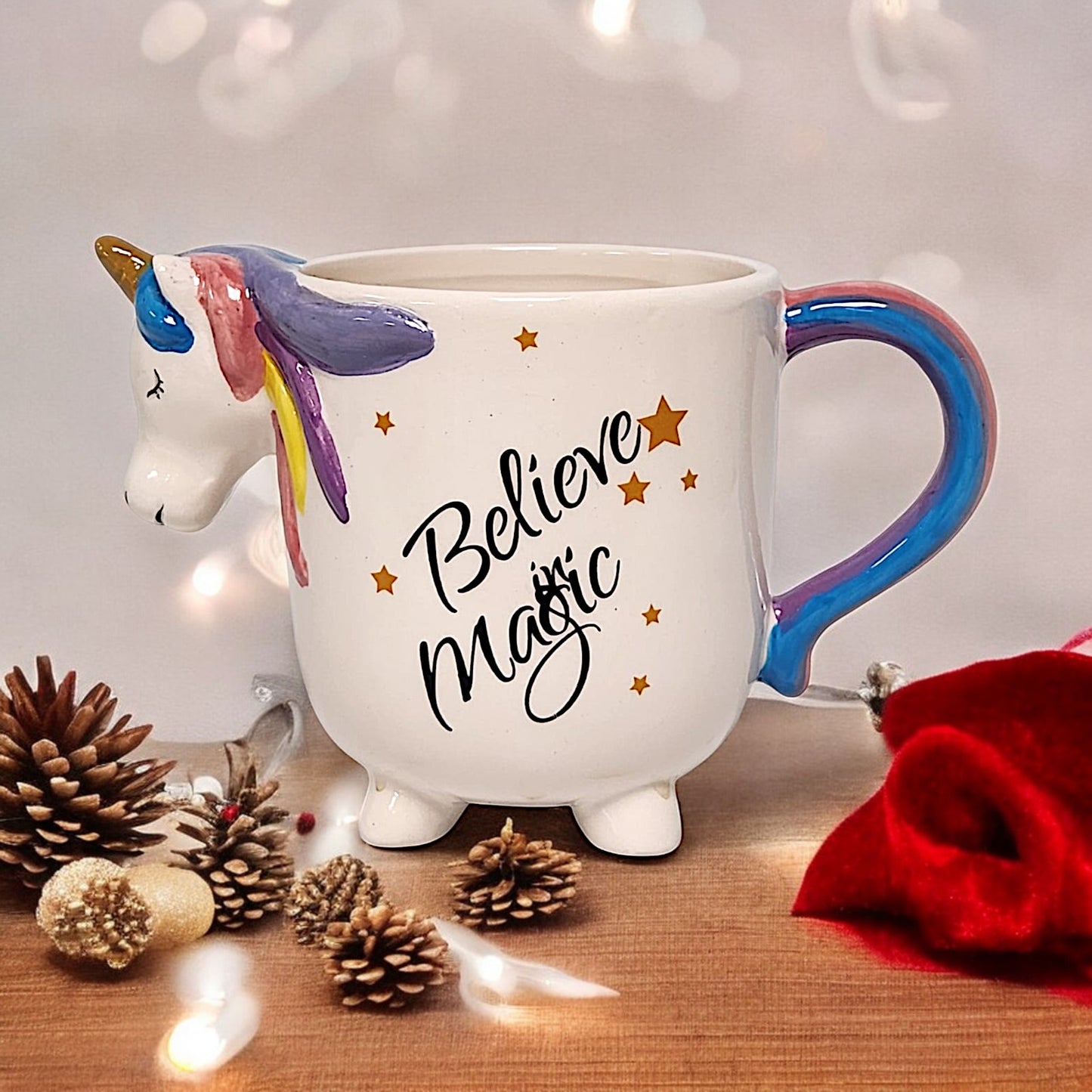 Unicorn Believe in Magic Ceramic Coffee Mug