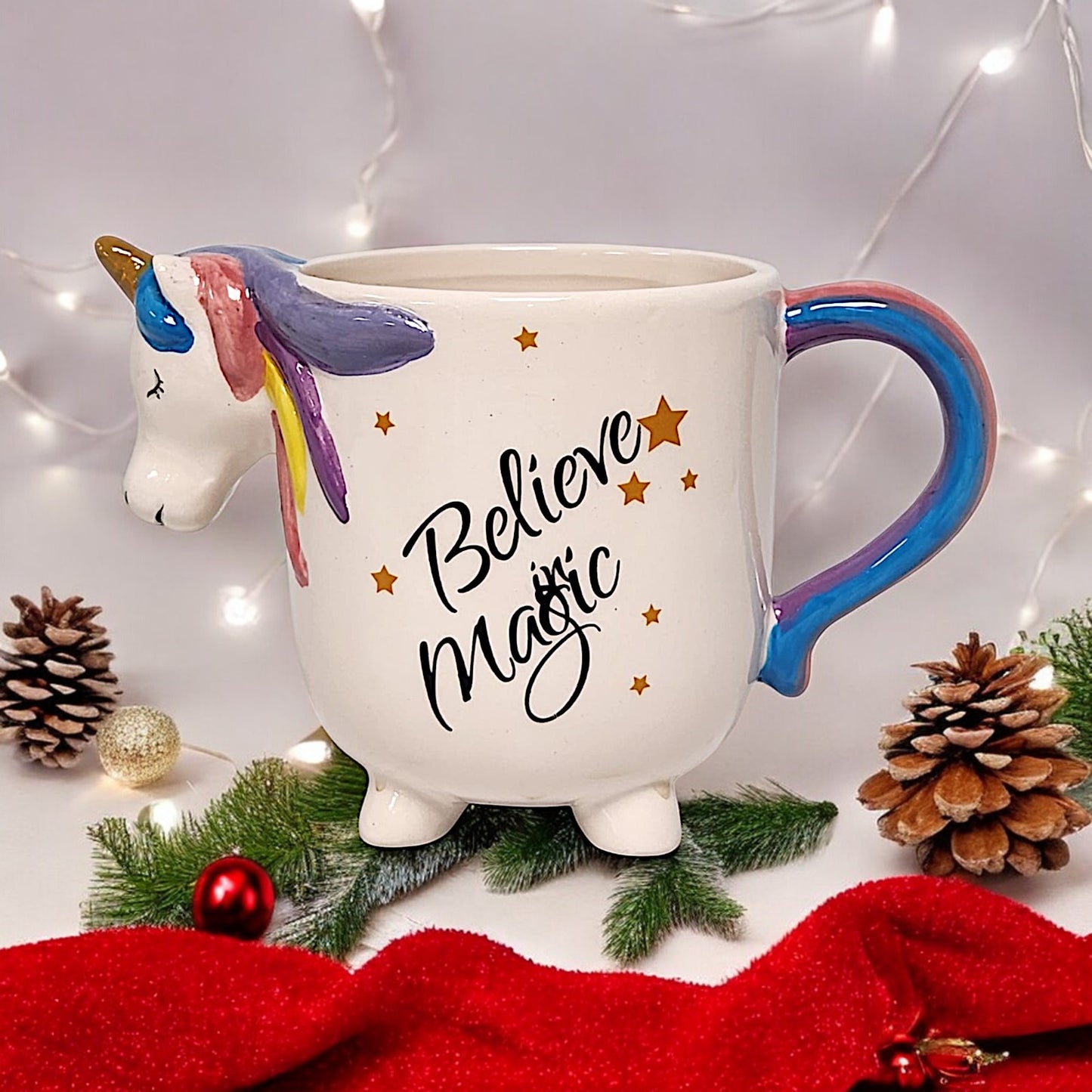 Unicorn Believe in Magic Ceramic Coffee Mug