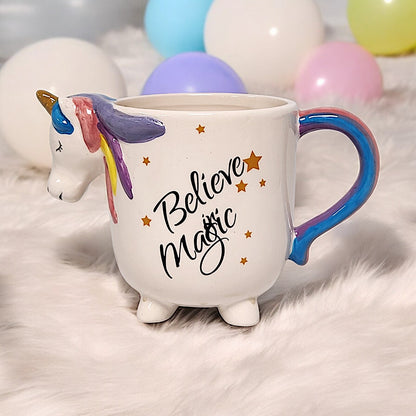Unicorn Believe in Magic Ceramic Coffee Mug
