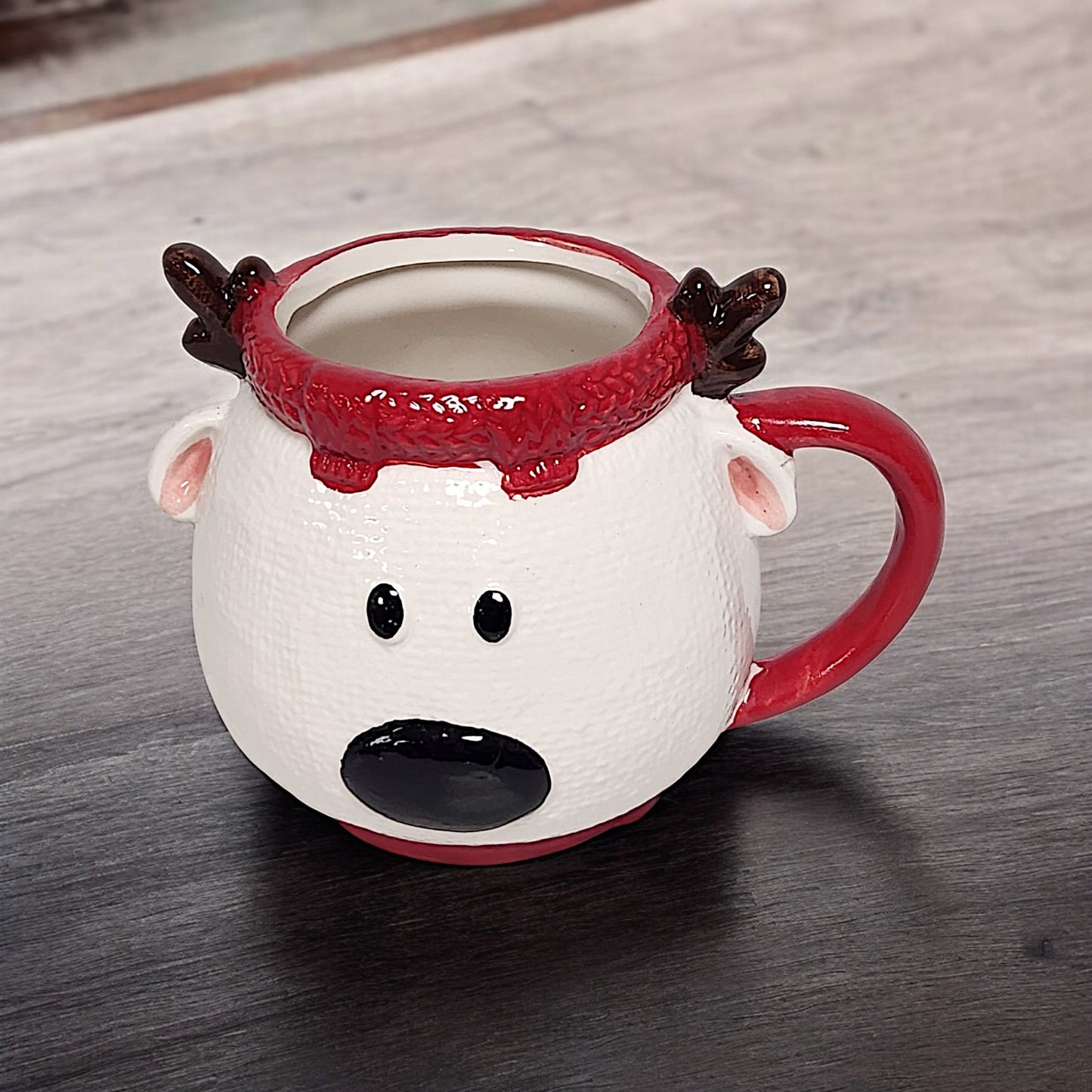 Reindeer Mug with Lid - Festive Christmas Gift