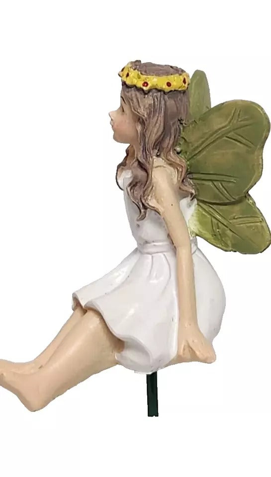 Woodland Fairy Flower Pot Stake  Enchanted Garden Ornament Magical fairy gift