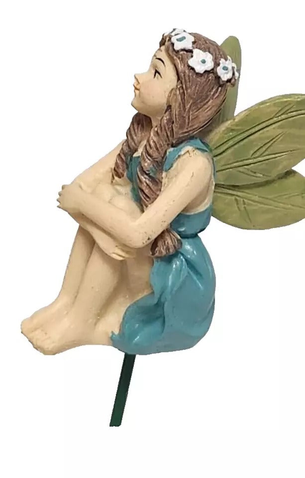 Woodland Fairy Flower Pot Stake  Enchanted Garden Ornament Magical fairy gift