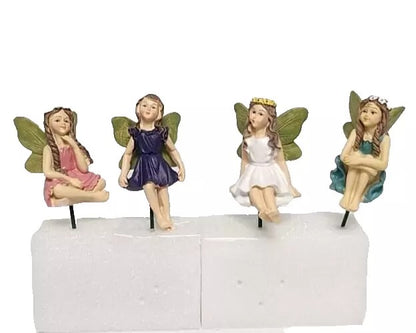 Woodland Fairy Flower Pot Stake  Enchanted Garden Ornament Magical fairy gift