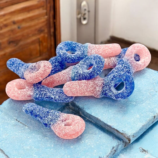 Vegan Fizzy Bubblegum Dummies Sour, Sweet & Tongue Painting Fun!