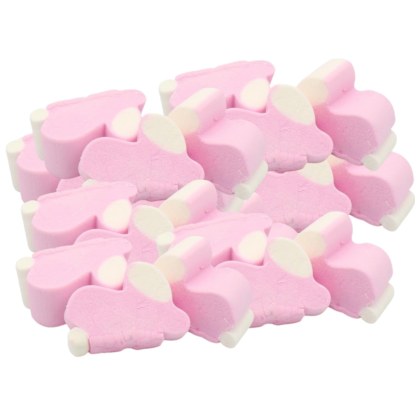 Pink & White Bunny Marshmallow Sweets Soft & Fluffy 1kg Bag Treat