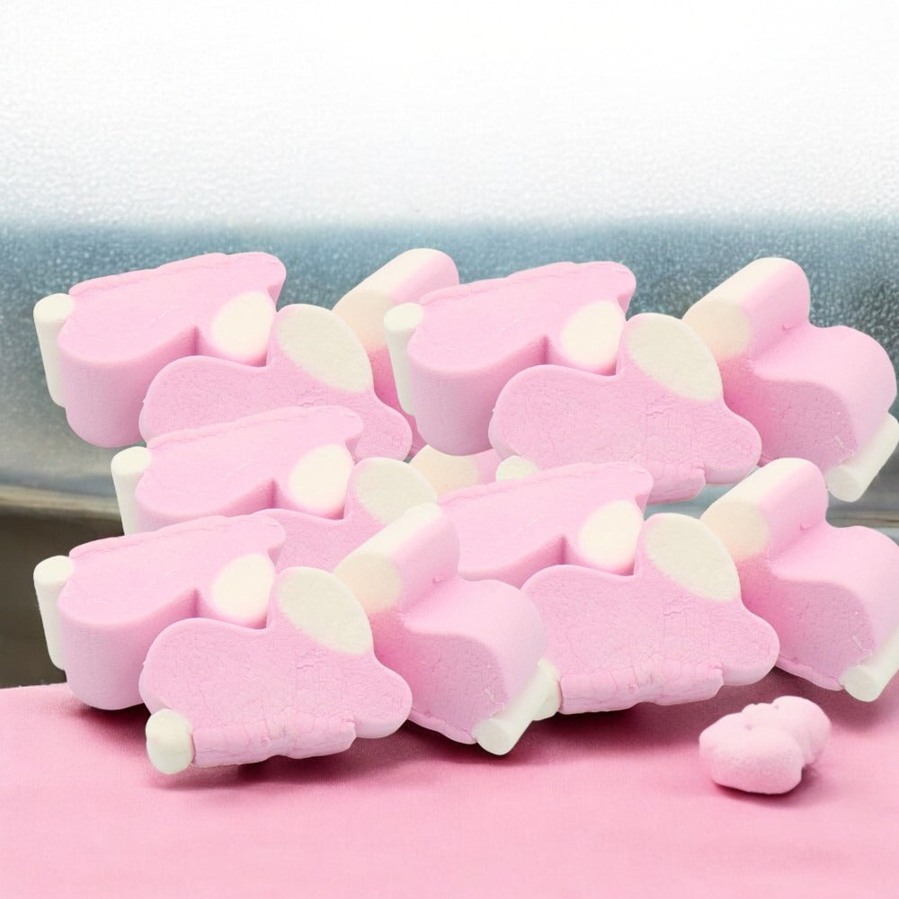 Pink & White Bunny Marshmallow Sweets Soft & Fluffy 1kg Bag Treat