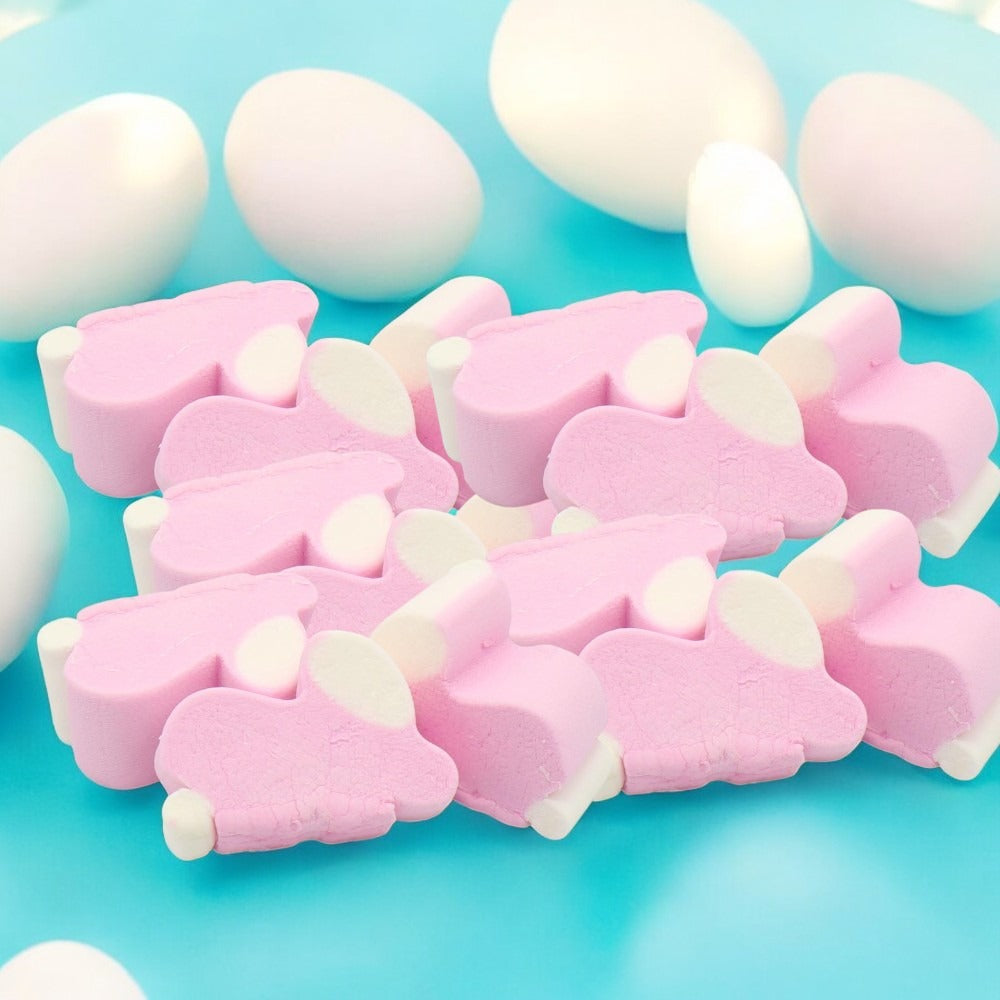 Pink & White Bunny Marshmallow Sweets Soft & Fluffy 1kg Bag Treat