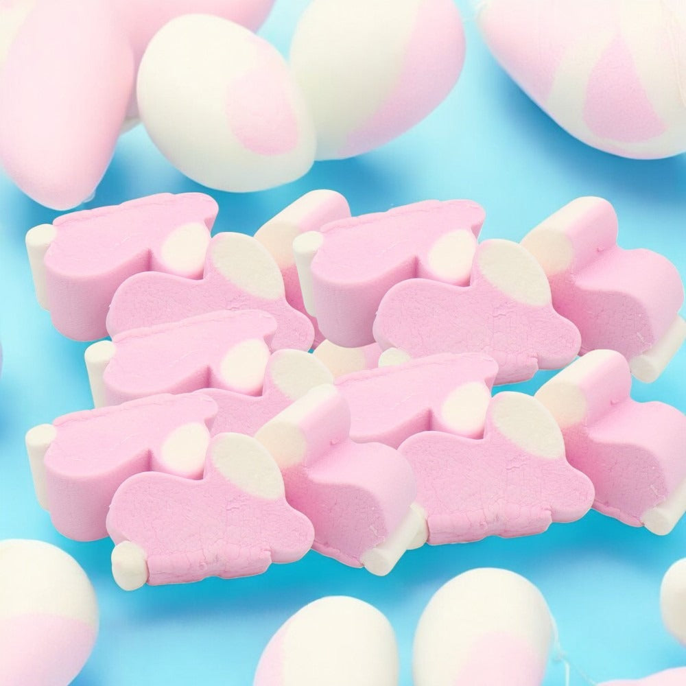 Pink & White Bunny Marshmallow Sweets Soft & Fluffy 1kg Bag Treat