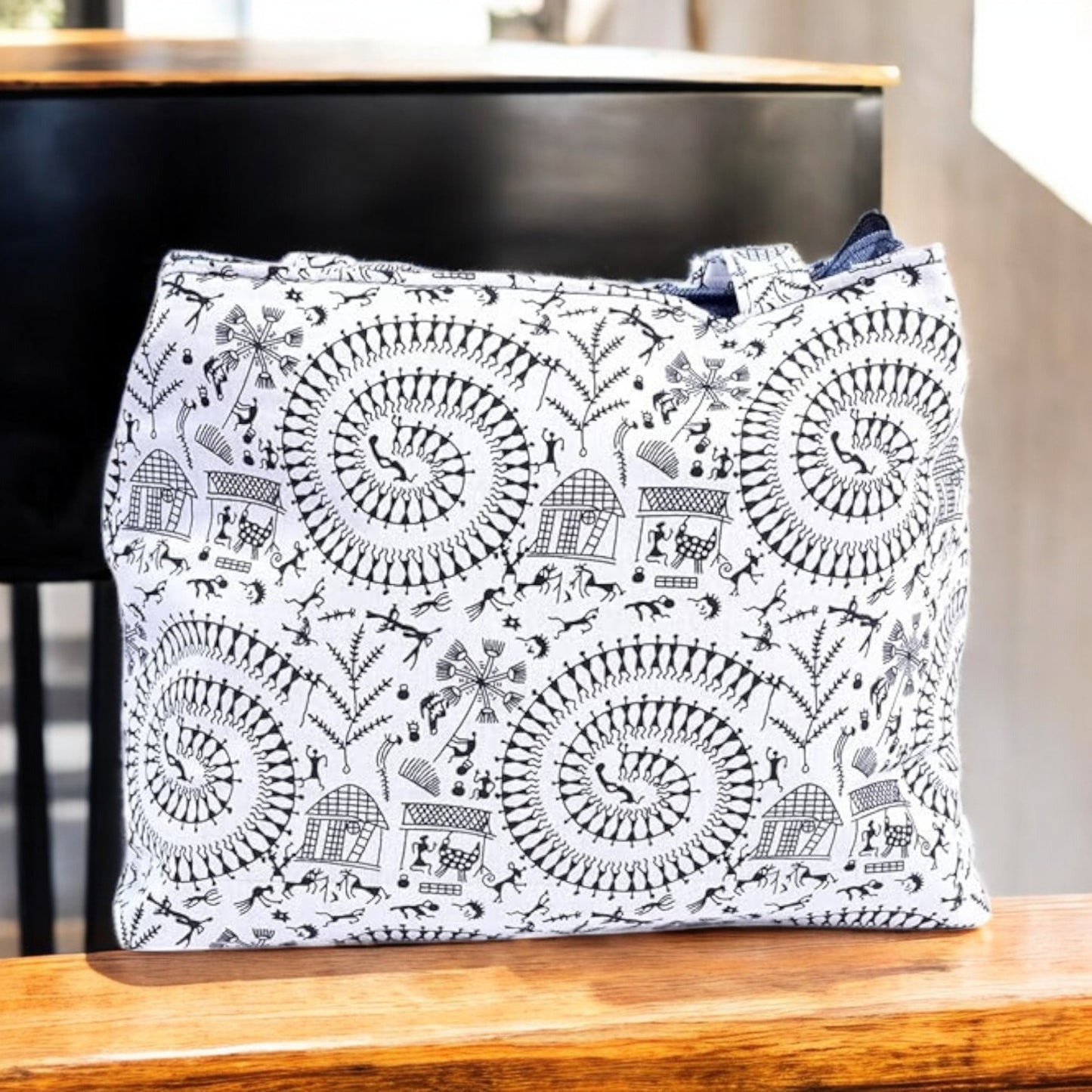 Handmade Multi-Zip Cotton Purse | Small Ethnic Wallet | Compact Travel Bag