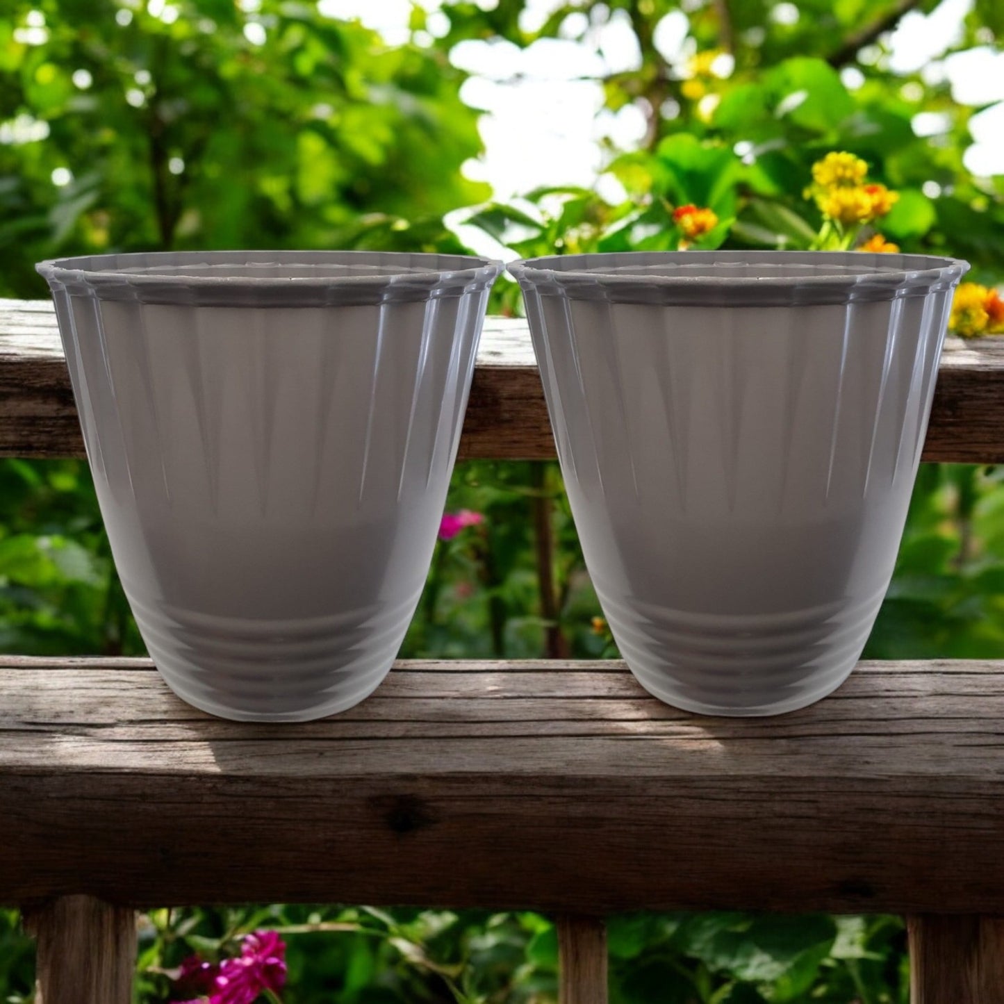 Cumberland Planter 14" – Greystone | Available in Single, Pack of 2, or 6