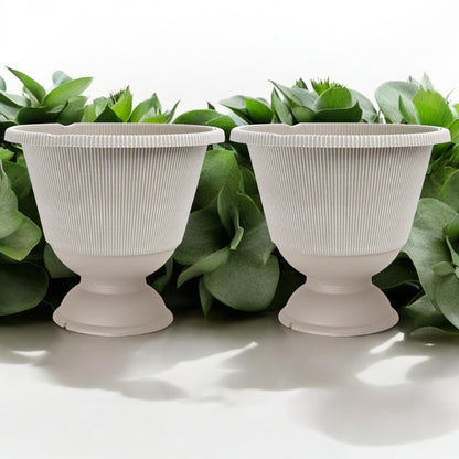 Jake Urn Planter 34cm - Grey & Brown Powdered | Single, Pack of 2 or 6