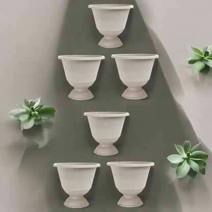 Jake Urn Planter 34cm - Grey & Brown Powdered | Single, Pack of 2 or 6