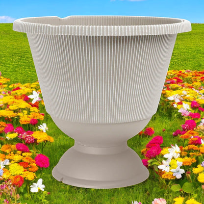 Jake Urn Planter 34cm - Grey & Brown Powdered | Single, Pack of 2 or 6