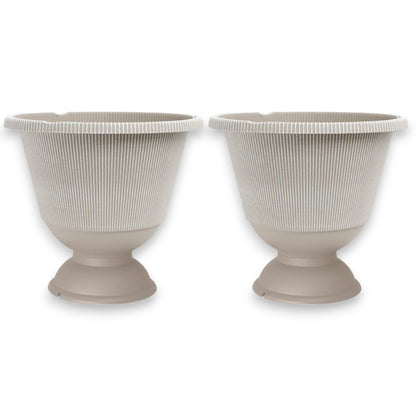Jake Urn Planter 34cm - Grey & Brown Powdered | Single, Pack of 2 or 6