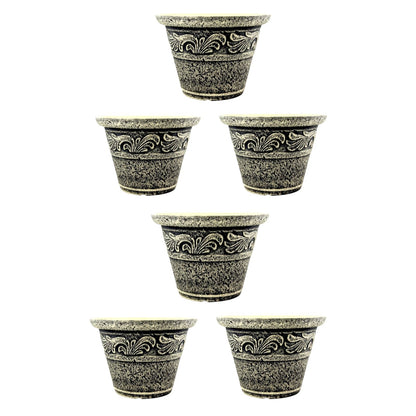 Stone Look Planter 30cm – Durable Decorative Plant Pot (Single / 2 / 6 Pack)