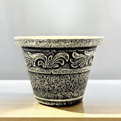 Stone Look Planter 30cm – Durable Decorative Plant Pot (Single / 2 / 6 Pack)