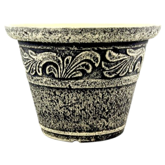 Stone Look Planter 30cm – Durable Decorative Plant Pot (Single / 2 / 6 Pack)